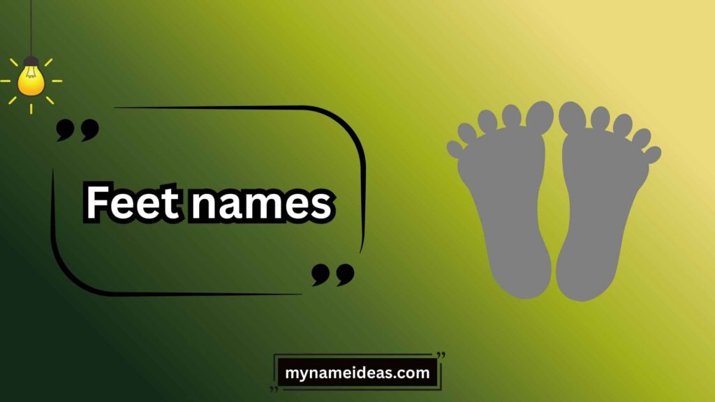 Common Nicknames and Fun Feet Names