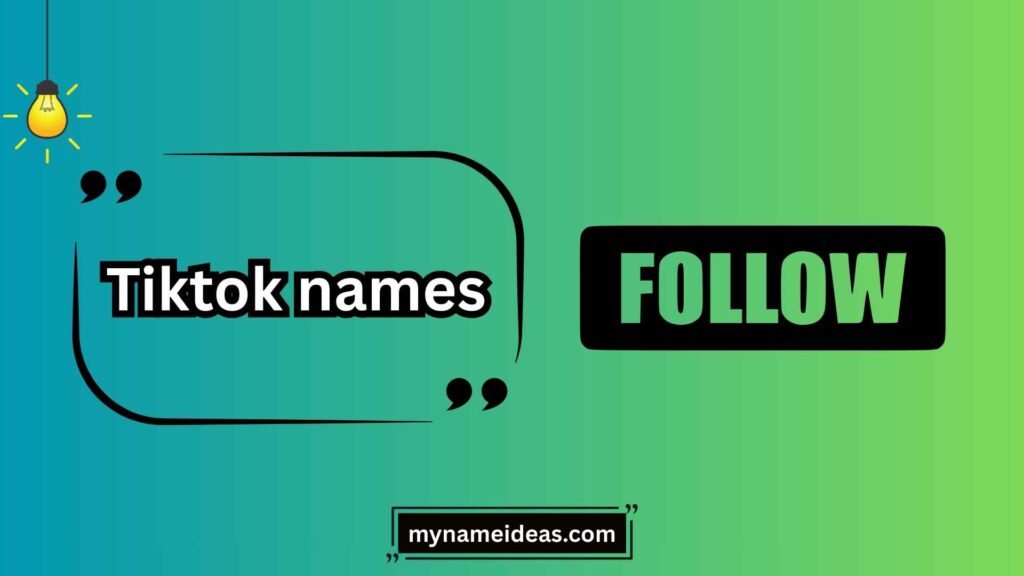 Cute & Aesthetic TikTok Names