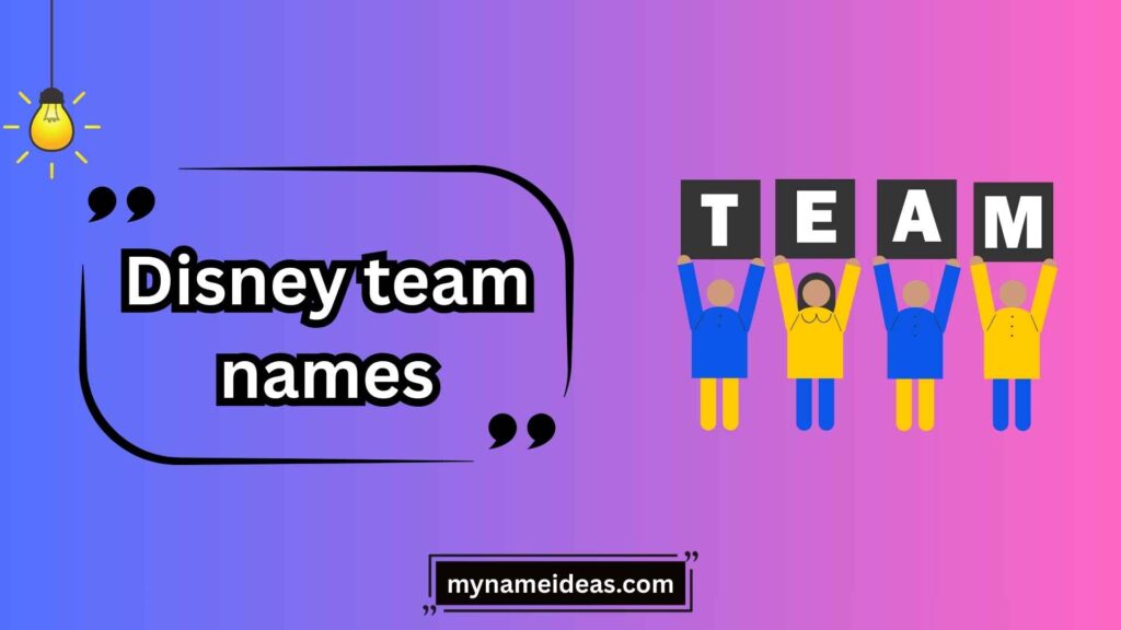 Disney Names for Trivia Nights