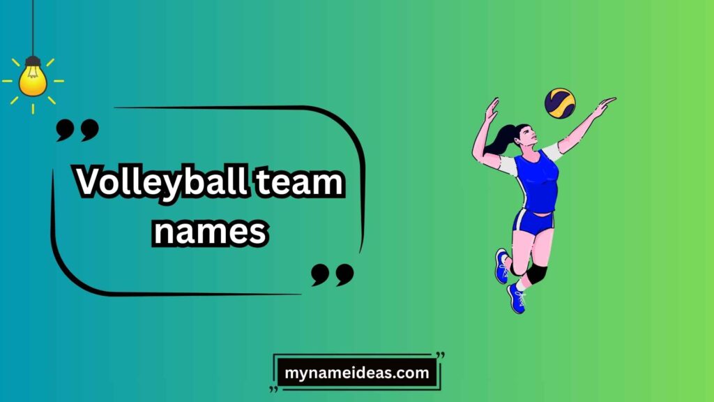 Volleyball Team Names for Girls