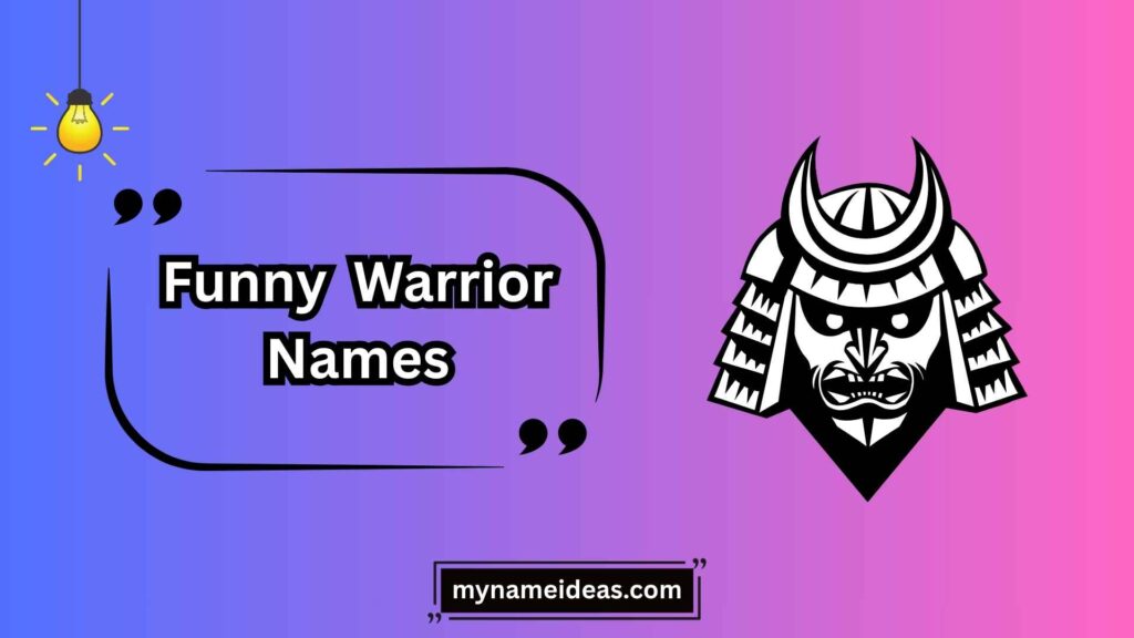 Animal-Themed Funny Warrior Names