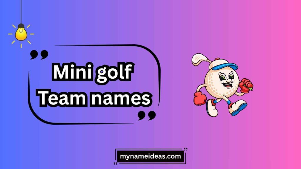 Animal-Themed Mini Golf Team Names