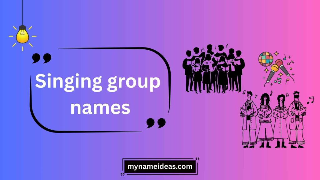 Comparing Good vs. Bad Singing Group Names