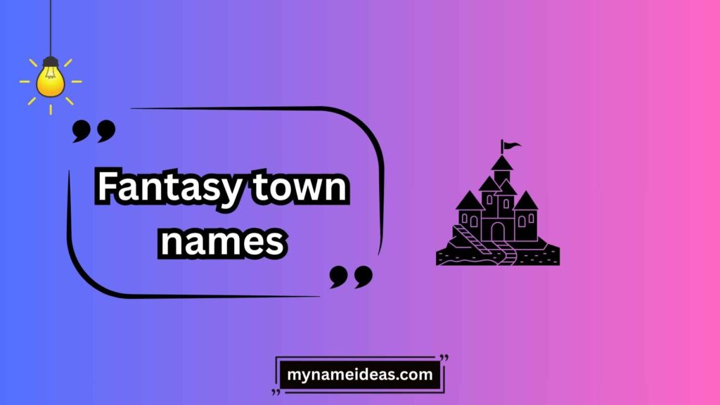 Dark and Gothic Fantasy Town Names