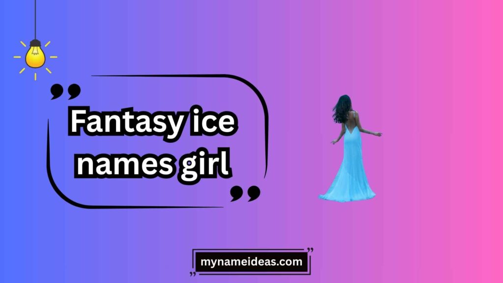Elegant Ice Names for Girls