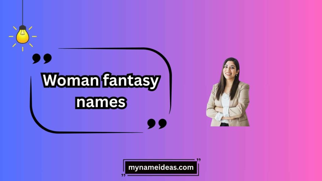 Elegant Woman Fantasy Names