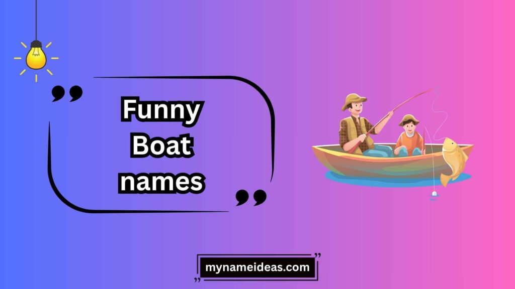 Fishing-Themed Funny Boat Names