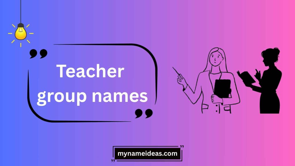 Grade-Level Teacher Group Names