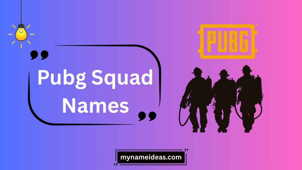 How to Create Your Own PUBG Squad Names