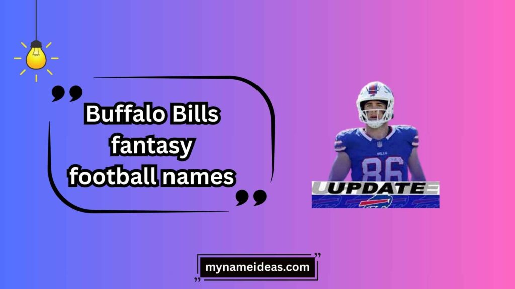 Mafia-Themed Buffalo Bills Fantasy Names