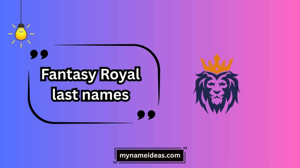 Majestic Northern Fantasy Royal Last Names