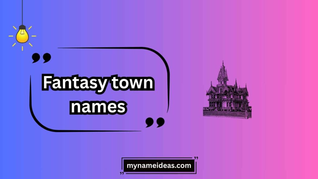 Mystical Forest Fantasy Town Names
