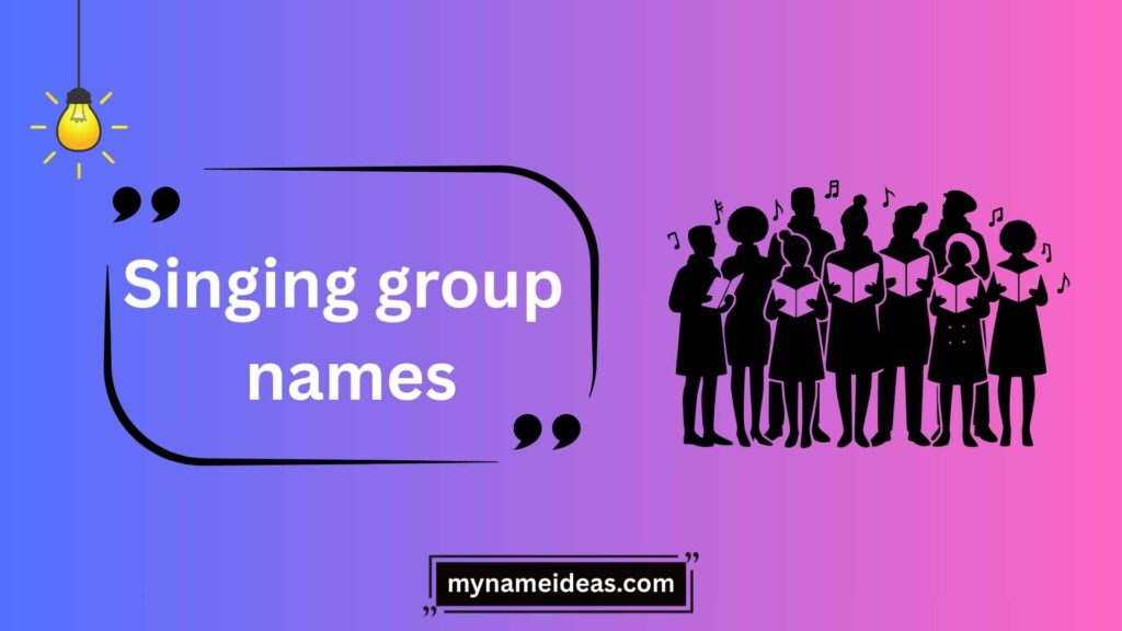 Popular Themes for Singing Group Names