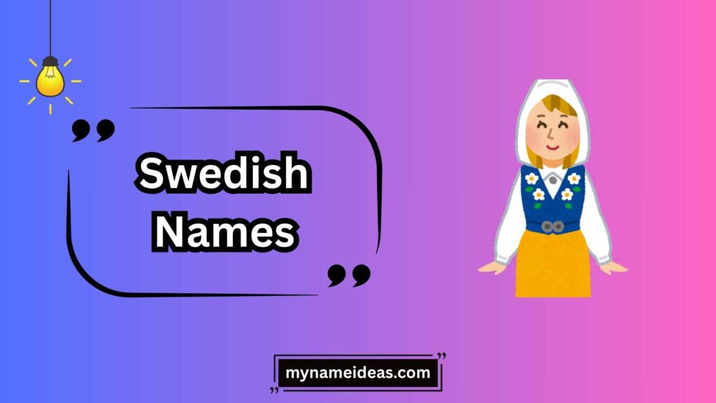 Traditional Swedish Names for Girls