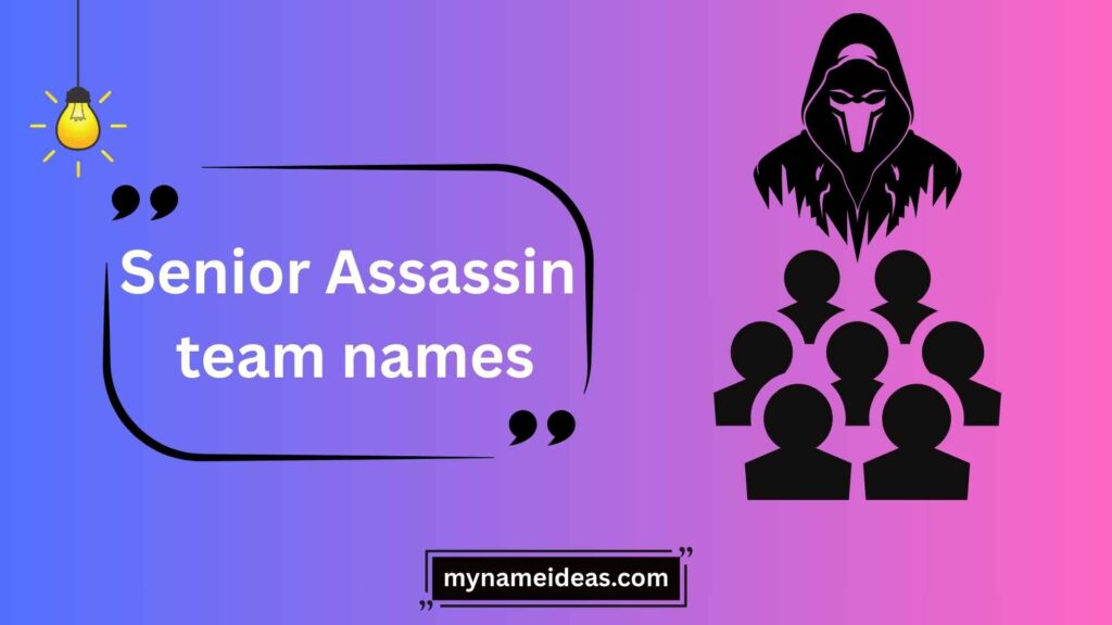 Understanding Senior Assassin Team Names