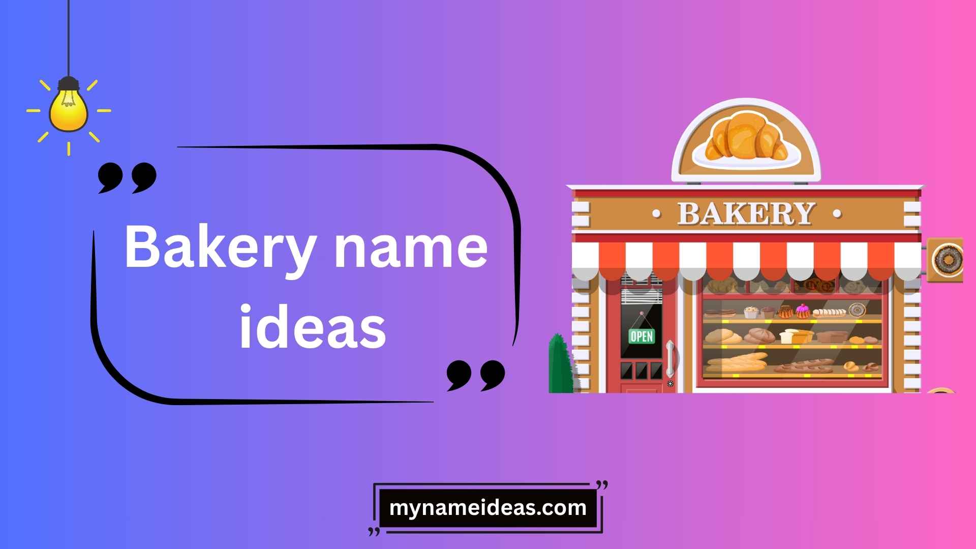 bakery name ideas