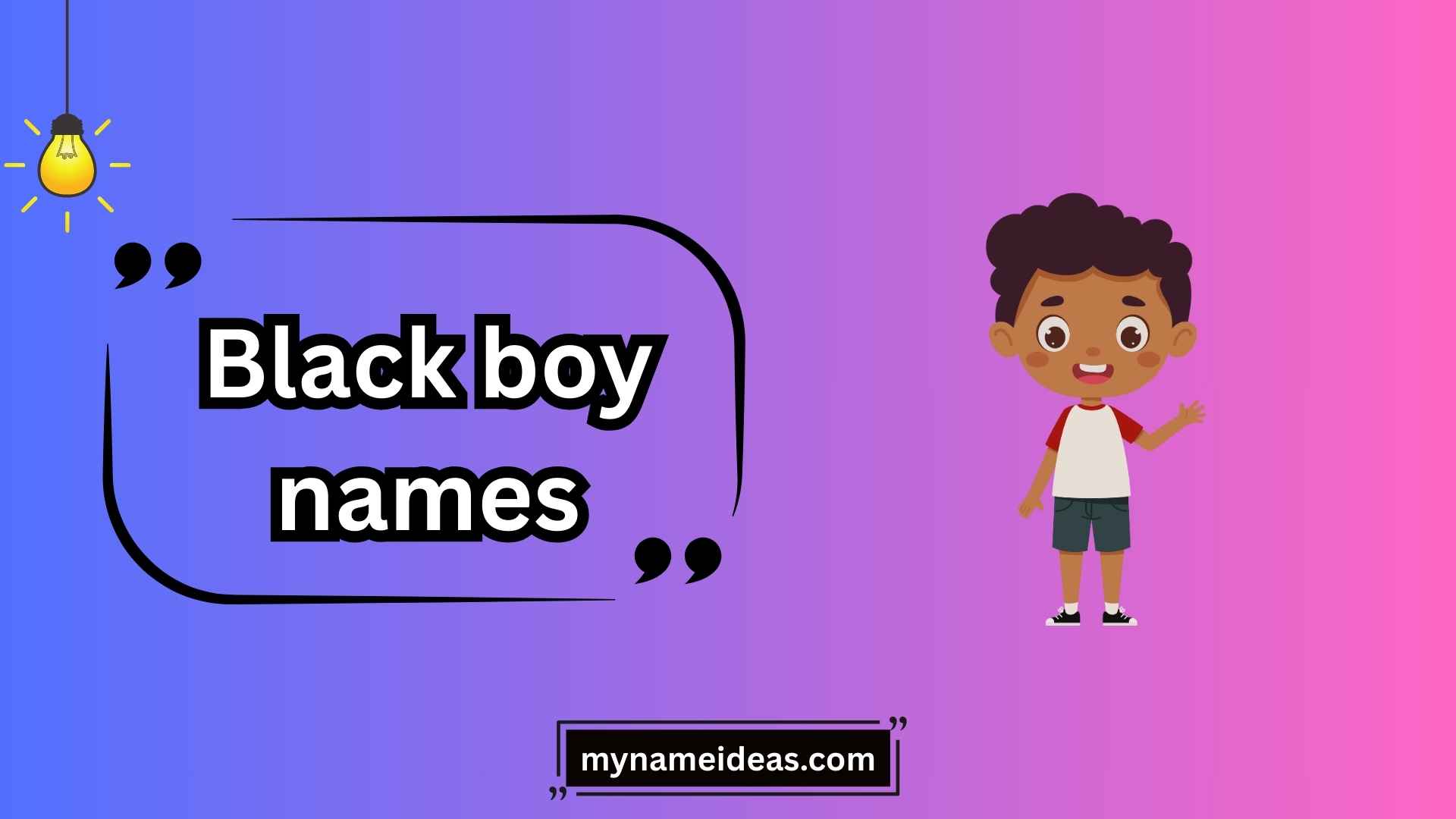 black boy names
