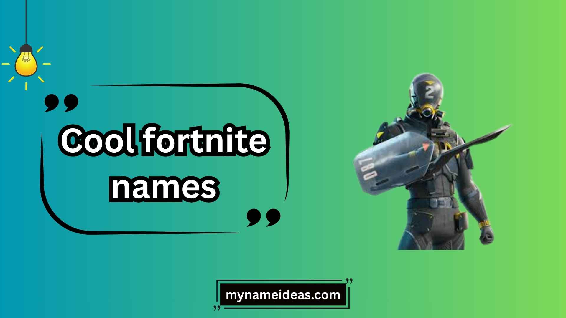 cool fortnite names