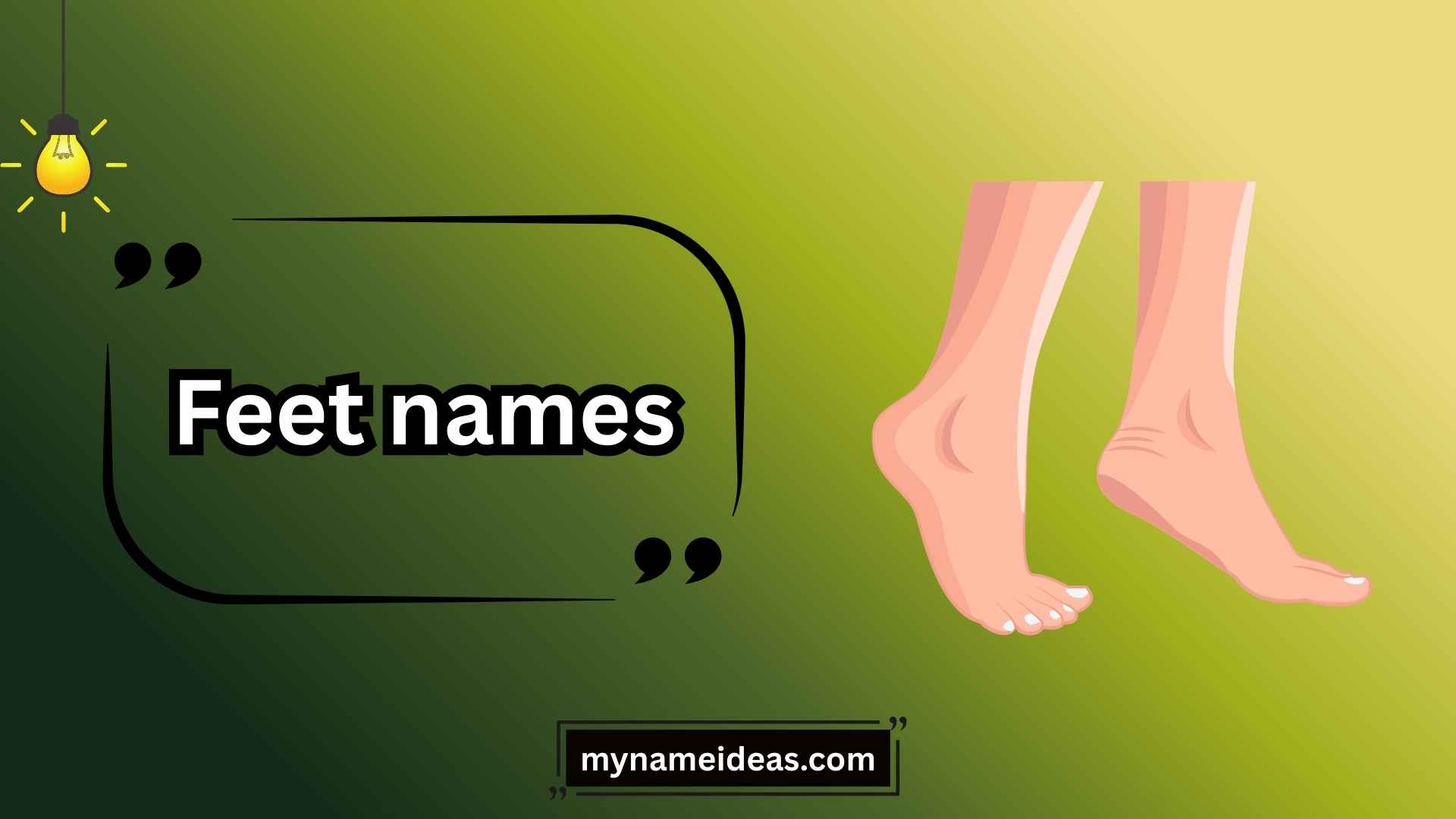 feet names