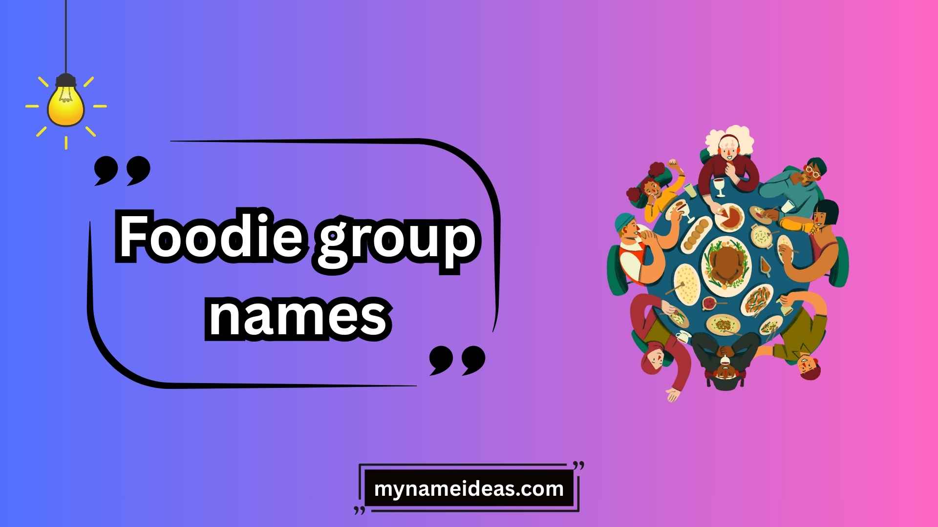 foodie group names