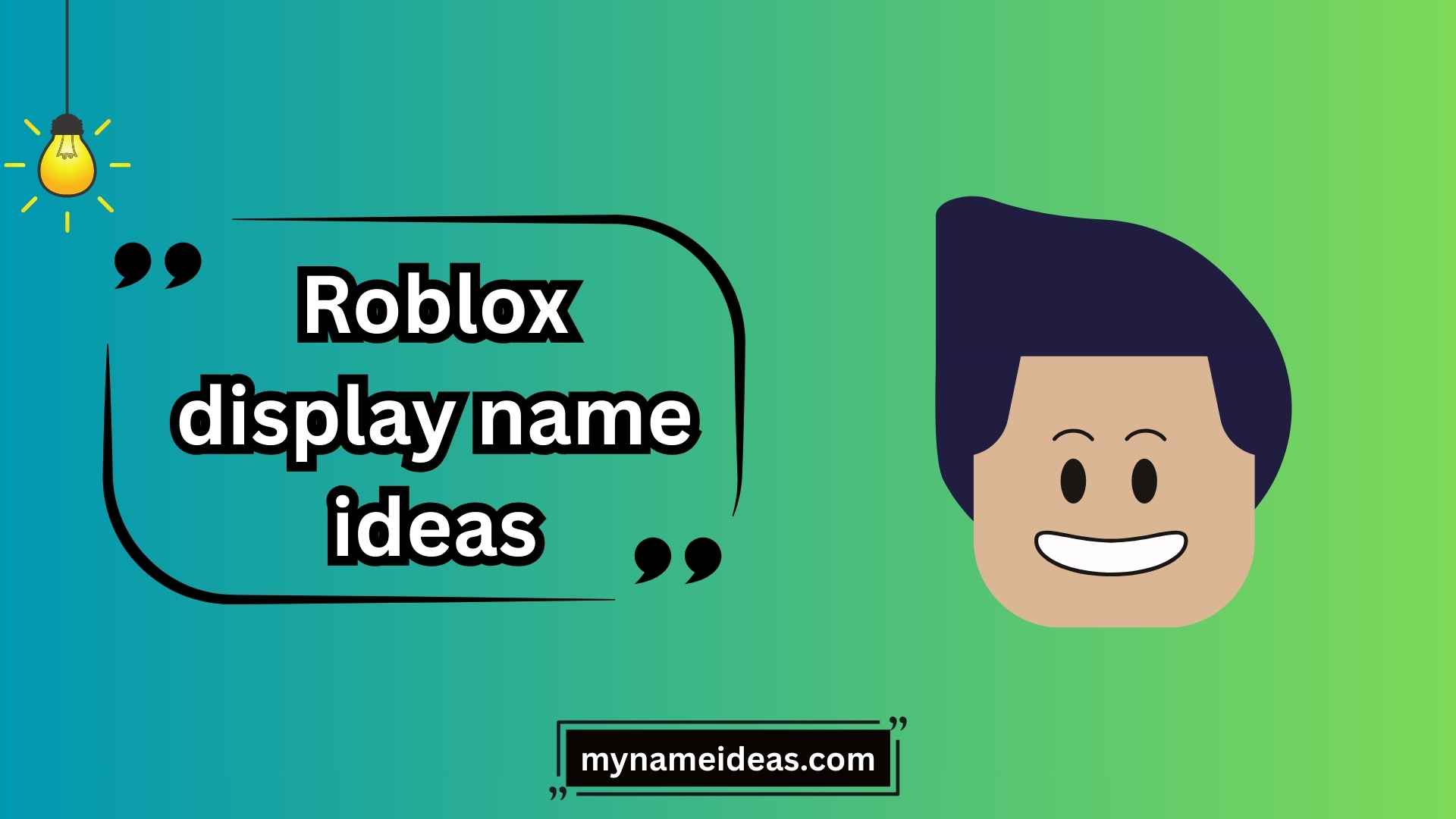 roblox display name ideas