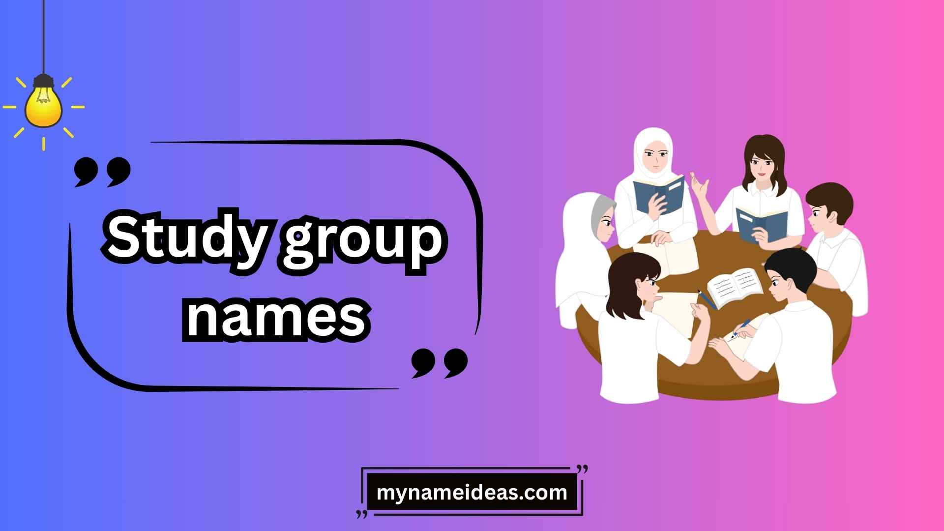 study group names