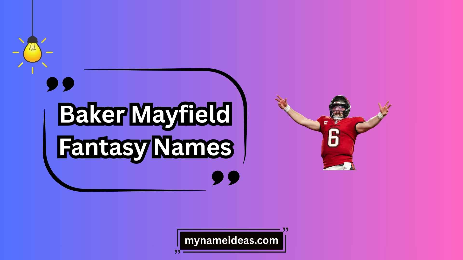 baker mayfield fantasy names