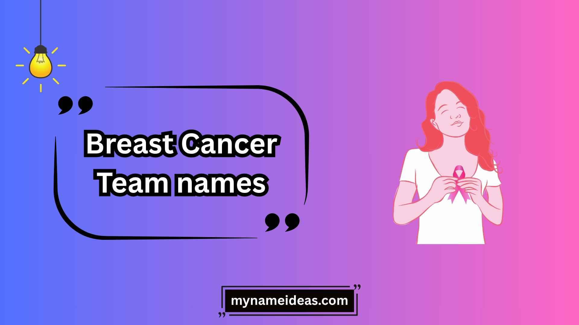breast cancer team names