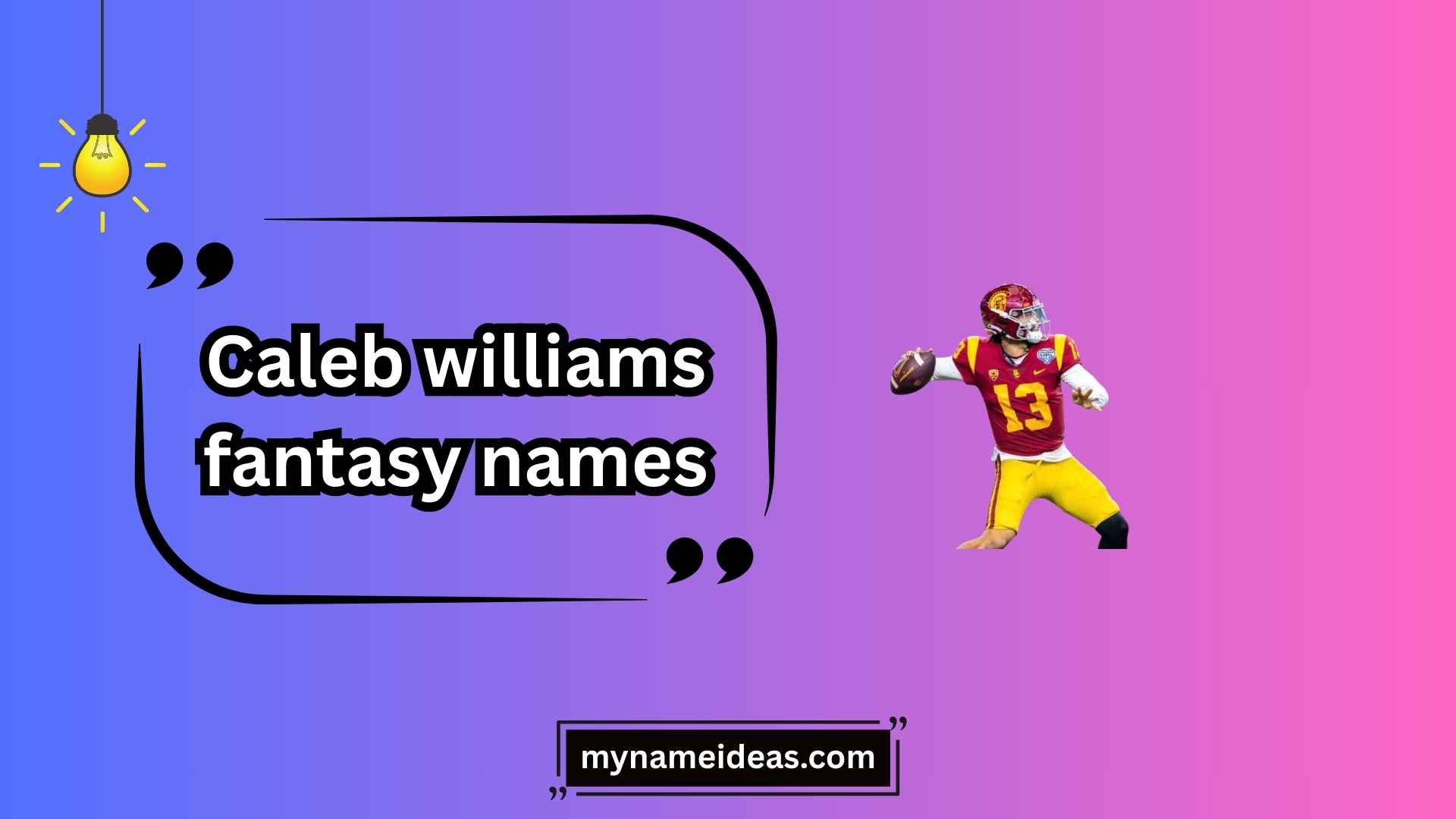caleb williams fantasy names