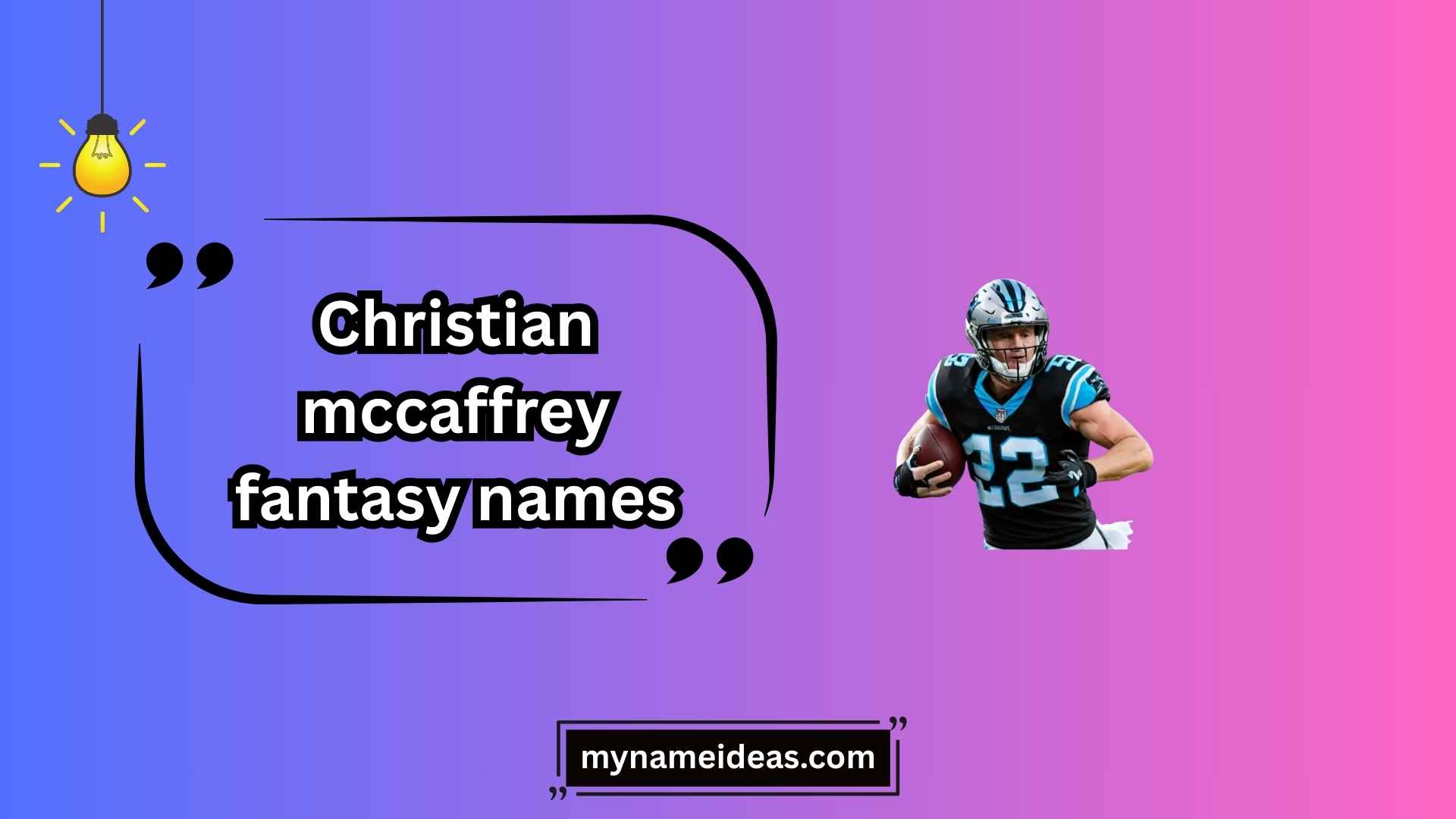 christian mccaffrey fantasy names
