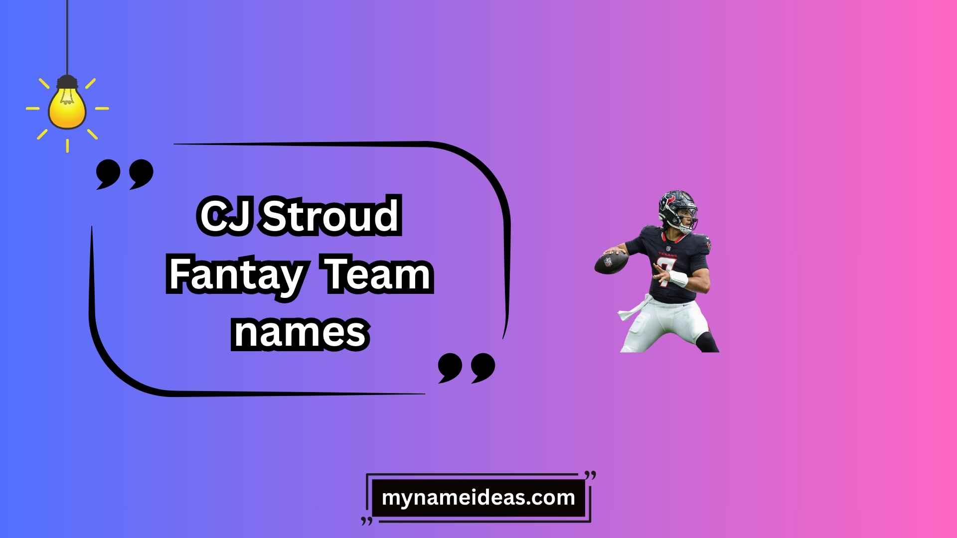 cj stroud fantasy team names