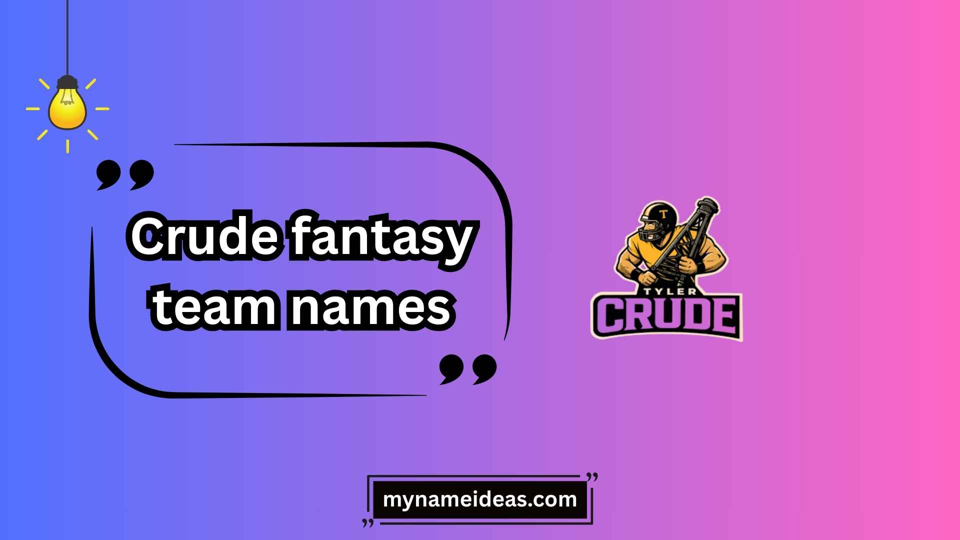 crude fantasy team names