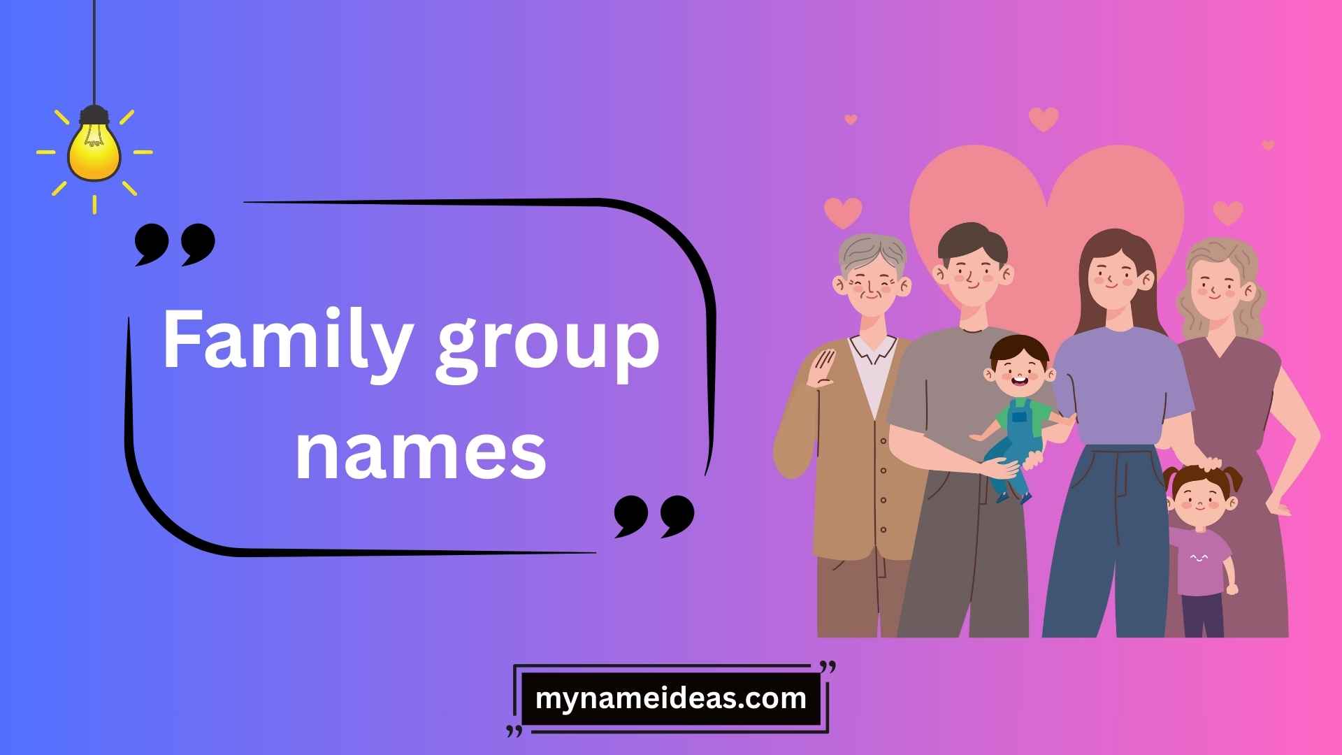 family group names