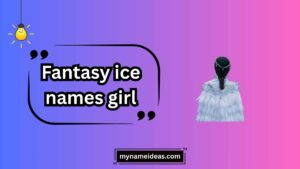 fantasy ice names girl