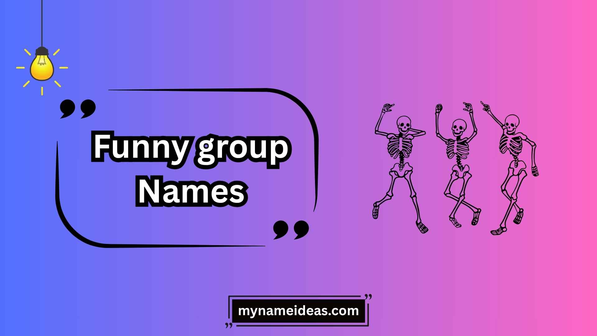 funny group names