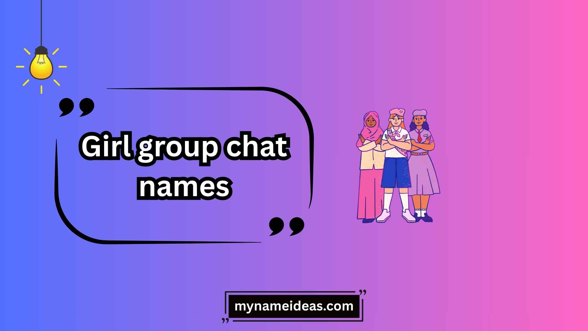 girl group chat names