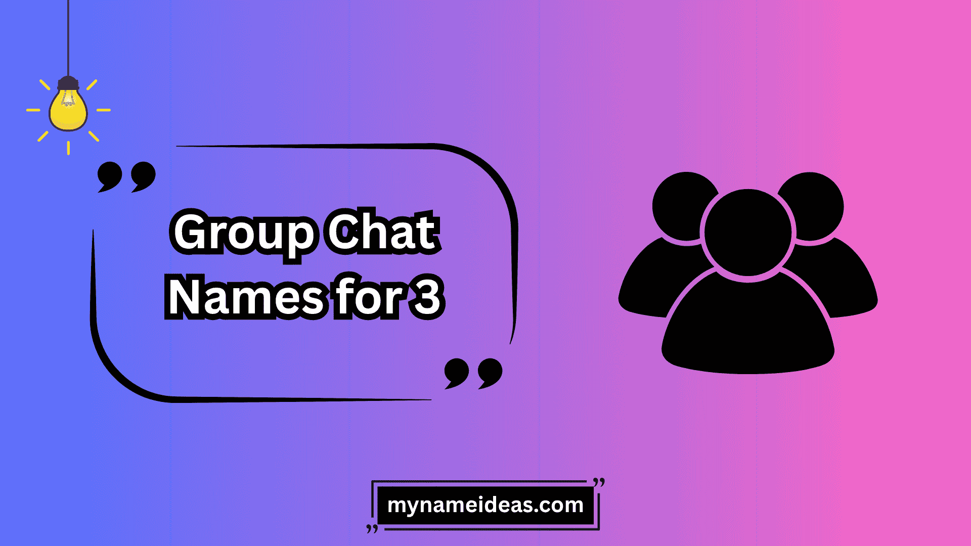 group chat names for 3