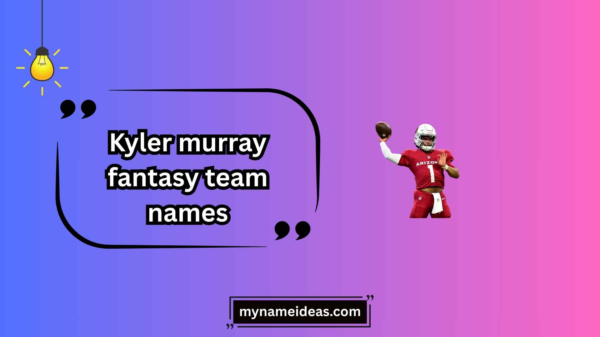 kyler murray fantasy team names