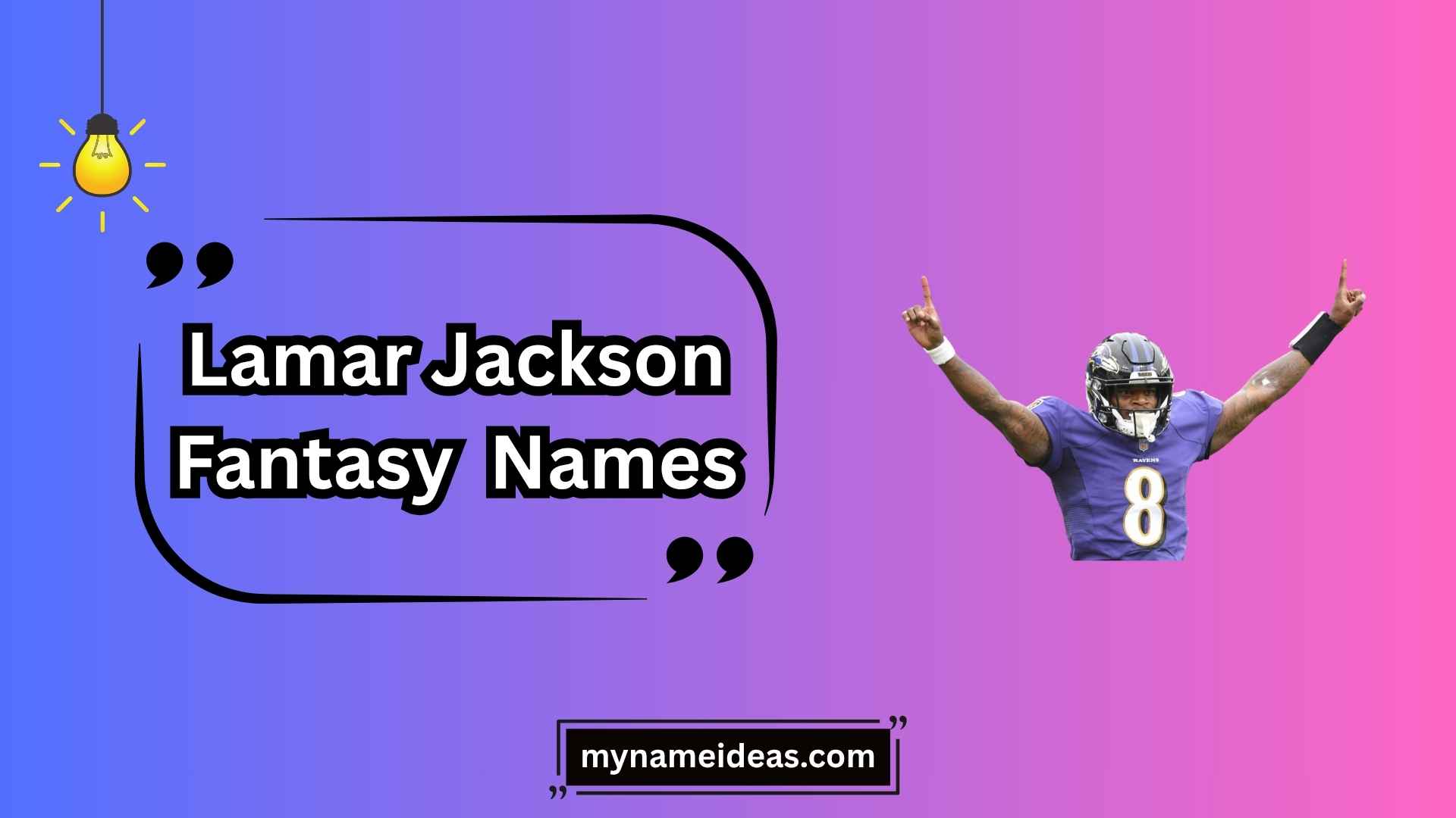lamar jackson fantasy names