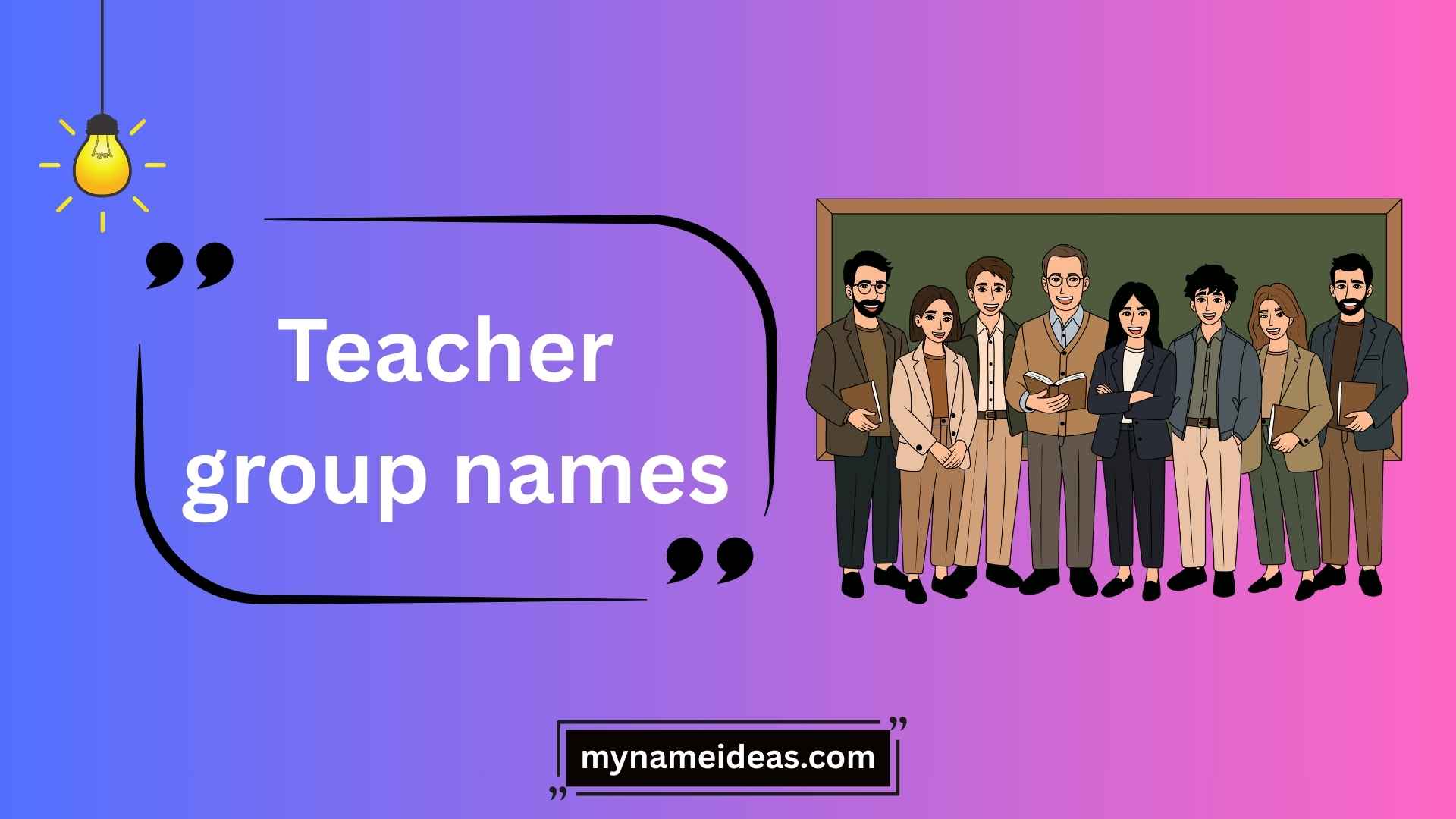 teacher group names