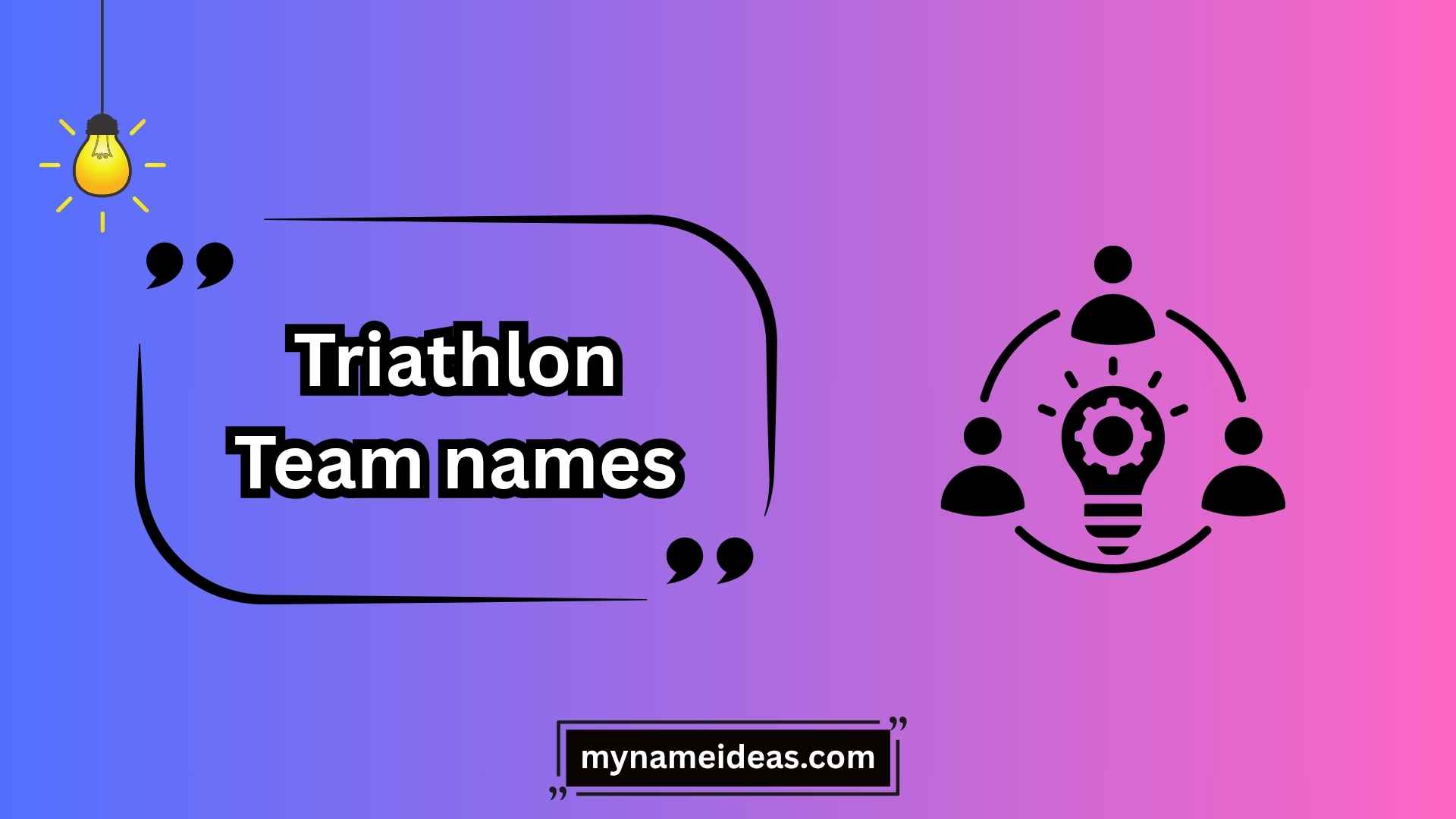 triathlon team names
